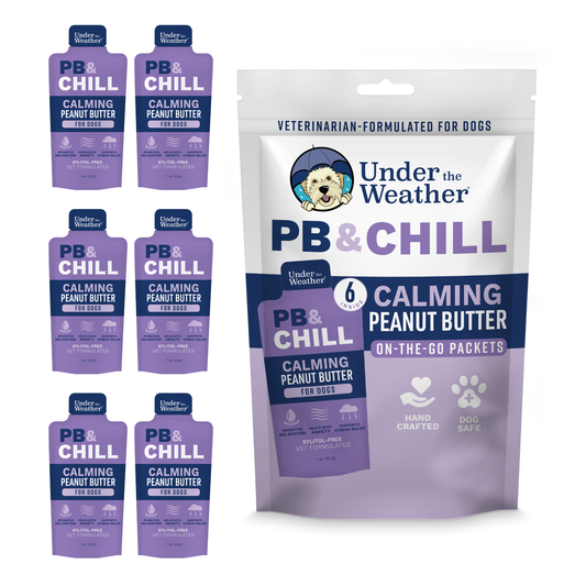 PB&CHILL Calming Peanut Butter For Dogs - 6 Packets